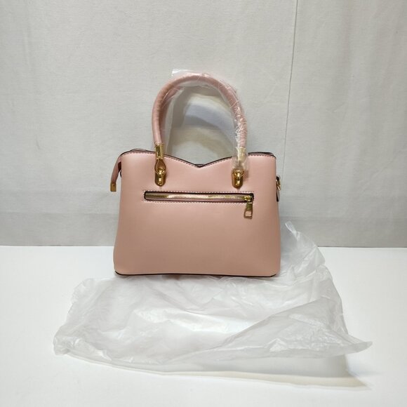 Danbaoly Patchwork PU Leather Handbag Top Handles Removable Crossbody Strap NWT - Picture 2 of 13